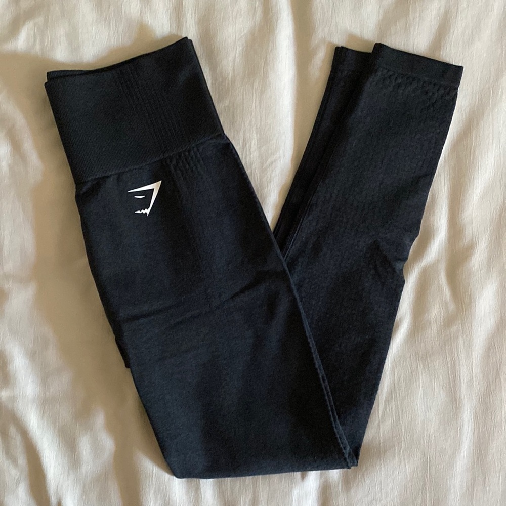 Gymshark Adapt Marl Seamless Leggings - Black